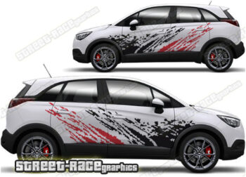 Vauxhall Crossland 001 - mud splatter graphics