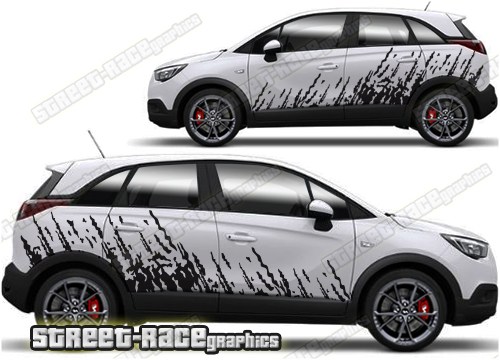 Vauxhall Crossland 003 - mud splatter graphics