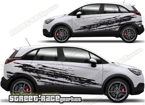 Vauxhall Crossland 007 - ripped graphics