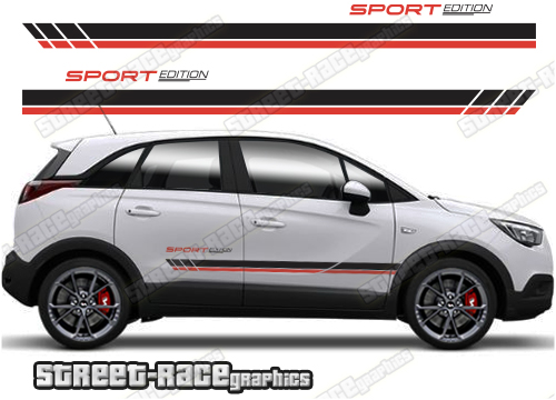 Vauxhall Crossland 053 - racing stripes