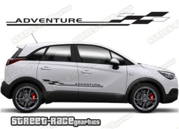 Vauxhall Crossland 058 - Adventure racing stripes