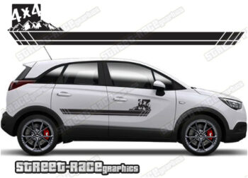 Vauxhall Crossland 060 - 4x4 racing stripes