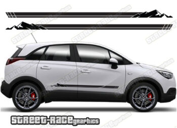 Vauxhall Crossland 069 - 4x4 racing stripes