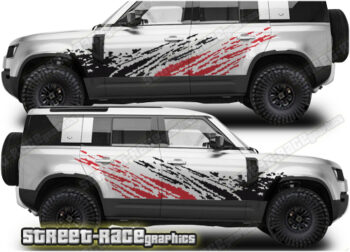 Land Rover Defender 110 001 - mud splatter graphics