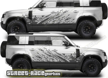 Land Rover Defender 110 004 - mud splatter graphics