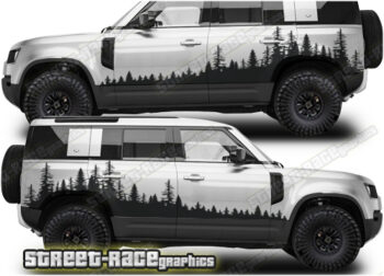 Land Rover Defender 110 024 - Forest overland graphics