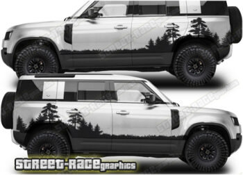 Land Rover Defender 110 025 - Forest overland graphics