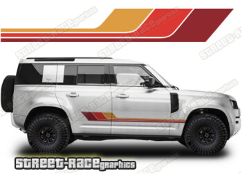 Land Rover Defender 110 043 - Retro stripes