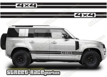 Land Rover Defender 110 059 - 4x4 racing stripes