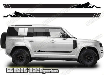 Land Rover Defender 110 069 - 4x4 racing stripes