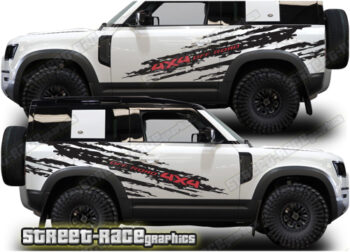 Land Rover Defender 90 007 - ripped graphics