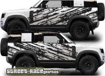 Land Rover Defender 90 008 - ripped graphics