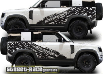 Land Rover Defender 90 012 - Adventure overland graphics