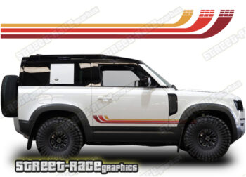 Land Rover Defender 90 042 - Retro stripes