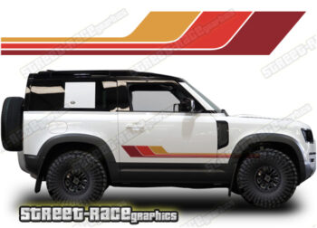 Land Rover Defender 90 043 - Retro stripes