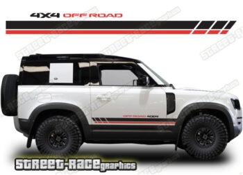 Land Rover Defender 90 053 - racing stripes