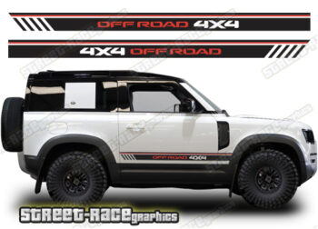 Land Rover Defender 90 054 - racing stripes