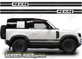 Land Rover Defender 90 059 - 4x4 racing stripes