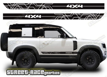 Land Rover Defender 90 068 - 4x4 racing stripes