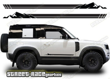 Land Rover Defender 90 069 - 4x4 racing stripes