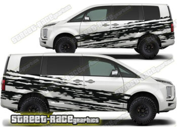 Mitsubishi Delica large graphics 014 - Shredded