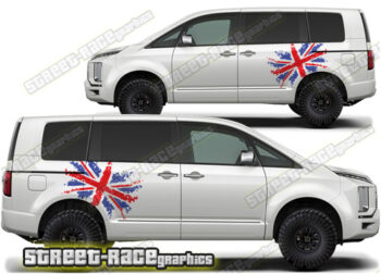 Mitsubishi Delica large graphics 021 - UNION JACK