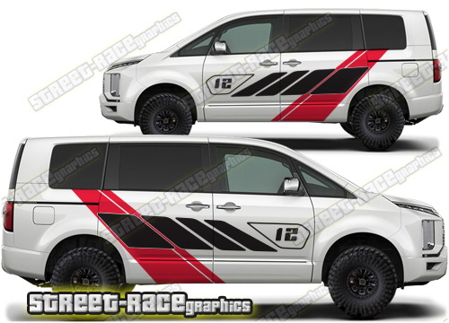 Mitsubishi Delica large graphics 032