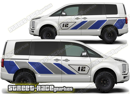 Mitsubishi Delica large graphics 033