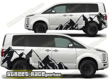 Mitsubishi Delica large graphics 037
