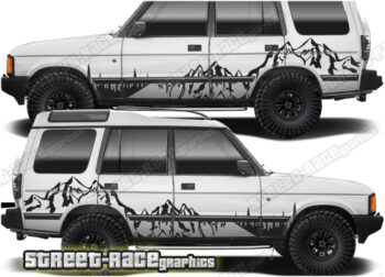 Land Rover Discovery 1-2 018 - Mountain adventure overland graphics