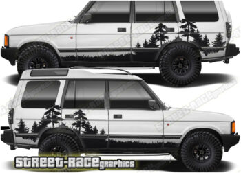 Land Rover Discovery 1-2 025 - Forest overland graphics