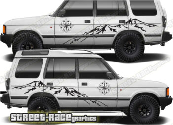 Land Rover Discovery 1-2 029 - Mountain adventure graphics