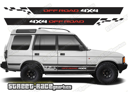 Land Rover Discovery 1-2 050 - 4X4 off road racing stripes