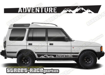 Land Rover Discovery 1-2 062 - mountain adventure racing stripes