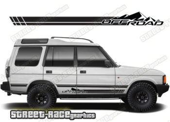 Land Rover Discovery 1-2 064 - off road racing stripes
