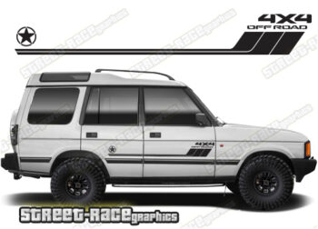 Land Rover Discovery 1-2 065 - off road 4x4 racing stripes