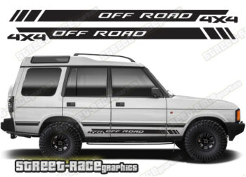 Land Rover Discovery 1-2 066 - off road 4x4 racing stripes