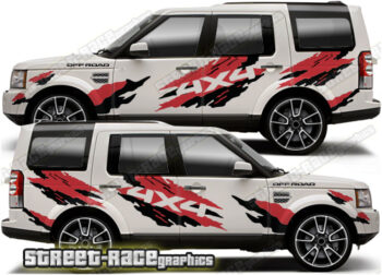 012 - Land Rover Discovery 3 & 4 - rally raid graphics