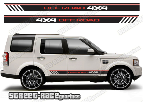 Land Rover Discovery 3-4 054 - racing stripes