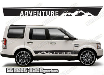 Land Rover Discovery 3-4 062 - mountain adventure racing stripes