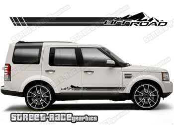Land Rover Discovery 3-4 064 - off road racing stripes