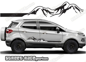 Ford EcoSport 063 - mountain adventure racing stripes