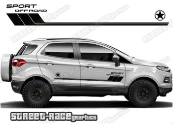 Ford EcoSport 065 - off road 4x4 racing stripes