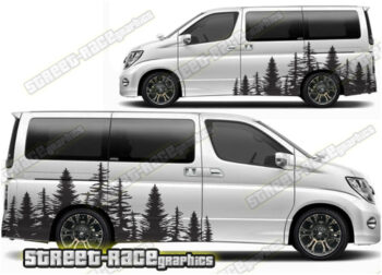 Nissan Elgrand large graphics 039 - Forest landscape