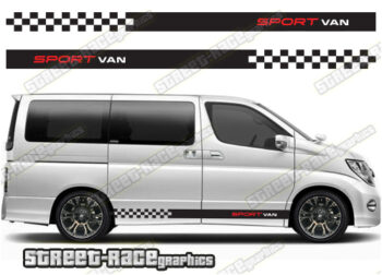 Nissan Elgrand racing stripes 003