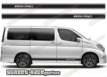 Nissan Elgrand racing stripes 007