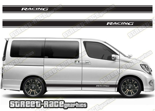 Nissan Elgrand racing stripes 007