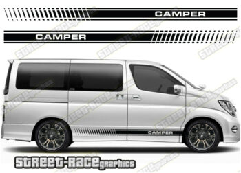 Nissan Elgrand racing stripes 009 - Camper