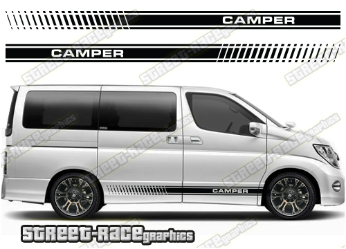 Nissan Elgrand racing stripes 009 - Camper