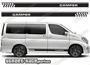 Nissan Elgrand racing stripes 012 - Camper